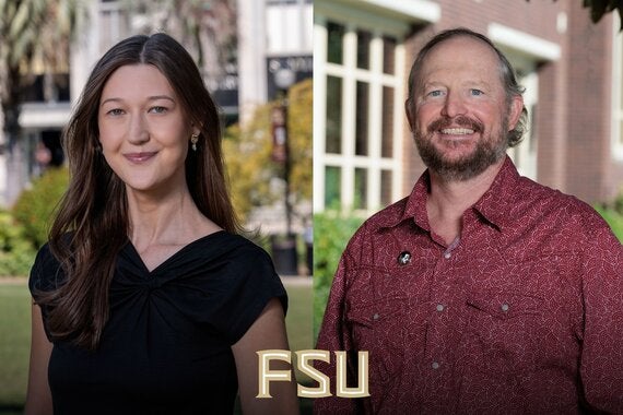 Left: Headshot of Emily McClellan Lopez; Right: Headshot of James Pfohl