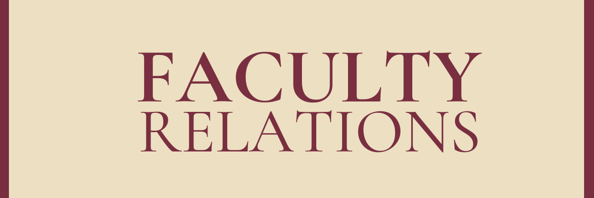 Faculty Relations