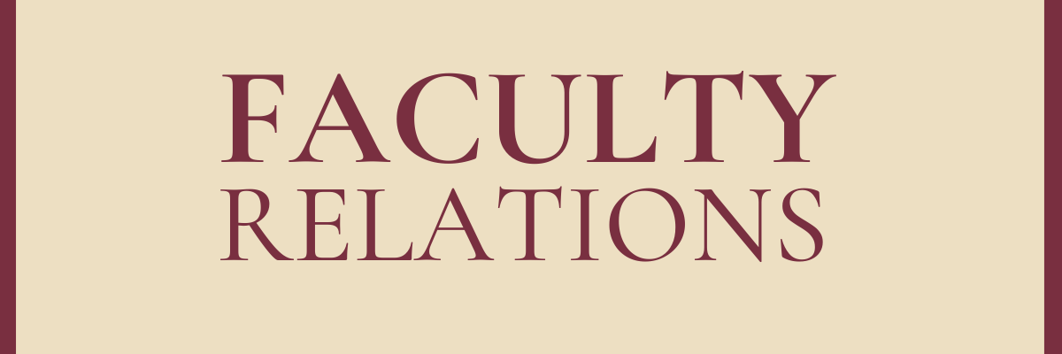 Faculty Relations