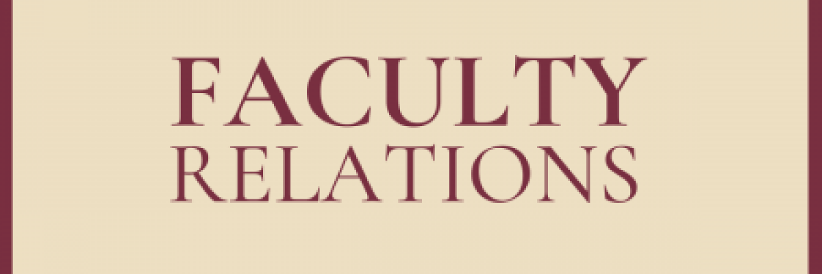 Faculty Relations