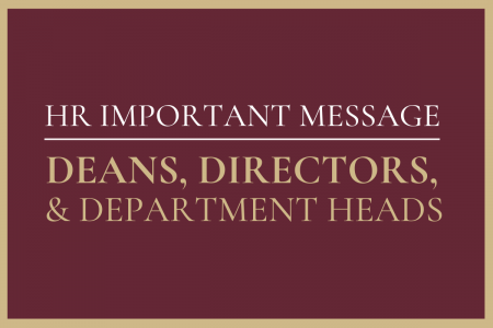 Deans, Directors, and Department Heads